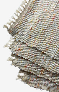 Recycled sari woven placemat made in Nepal