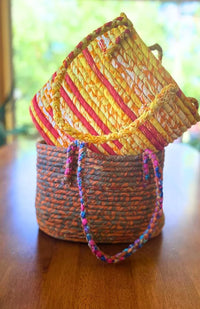 up cycled sari bags