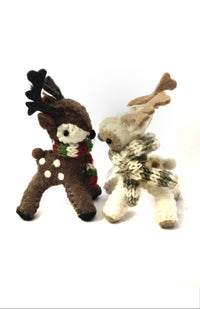 Felt Reindeer Ornament