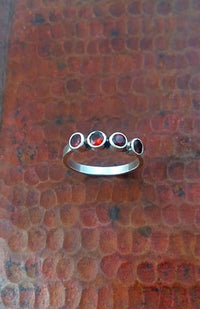 Assorted Handcrafted Sterling Silver Gemstone Ring