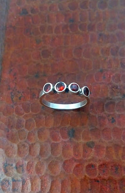Assorted Handcrafted Sterling Silver Gemstone Ring