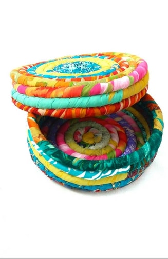 Recycled Silk Coil Box