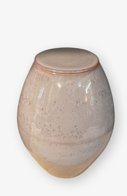 Ceramic Urn with lid fair trade Nepal