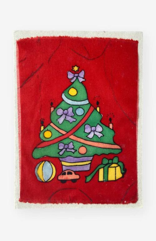handmade paper card batik tree free fair trade Nepal