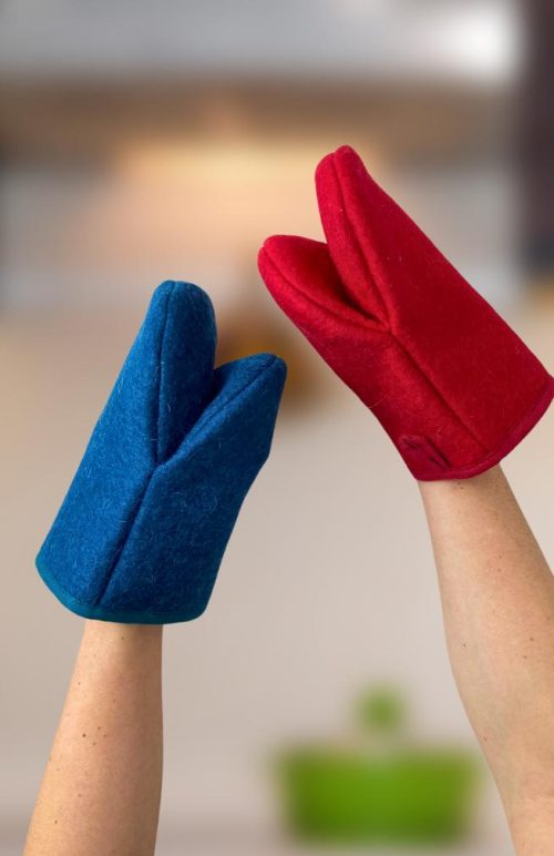 felted wool oven mitt fair trade Nepal