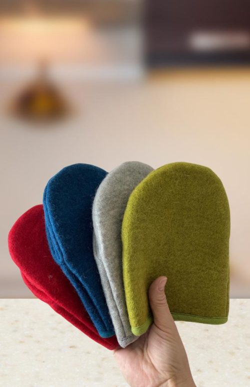 felted wool oven mitt fair trade Nepal