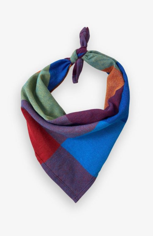 Cotton check bandana fair trade Nepal