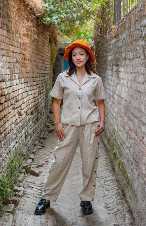 western style cotton shirt fair trade nepal