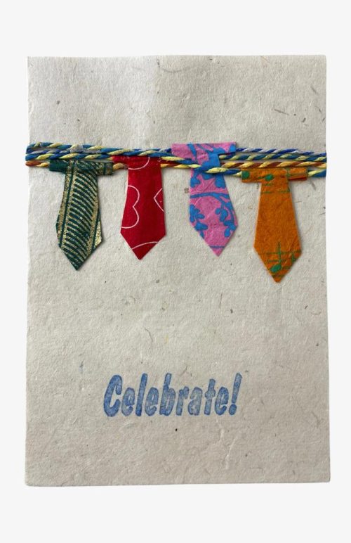 tree free card set lokta paper celebrate fair trade Nepal