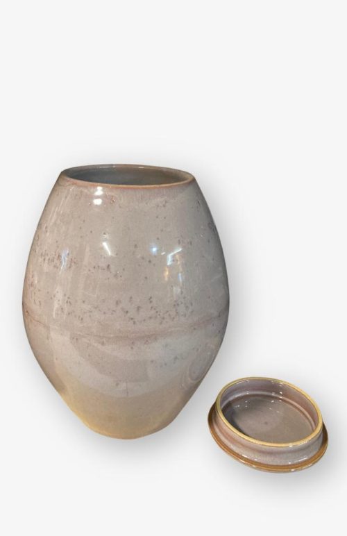 Ceramic Urn with lid fair trade Nepal
