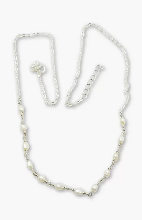 Sterling silver necklace, Fair Trade Nepal