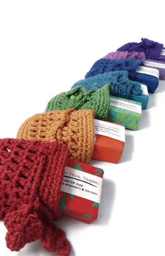 cotton soap scrubbie fair trade nepal