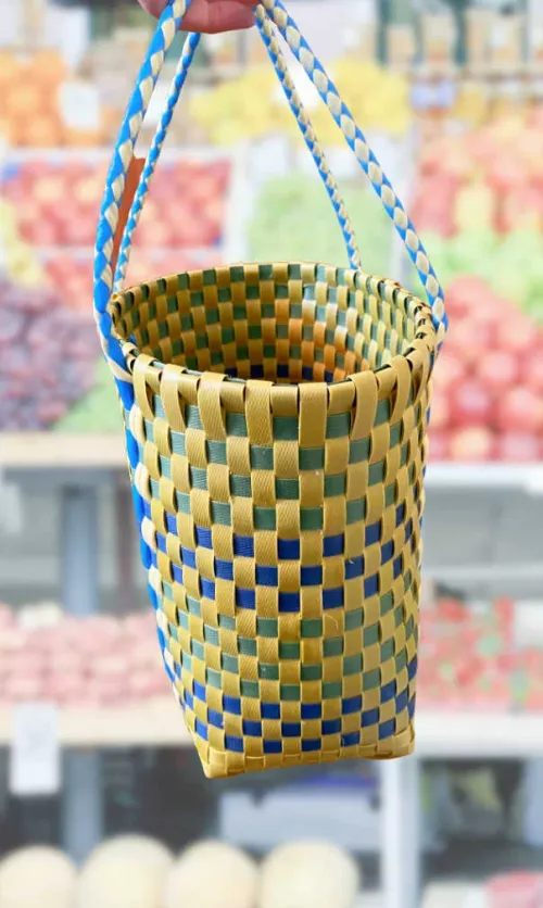 handmade basket, fair trade Nepal