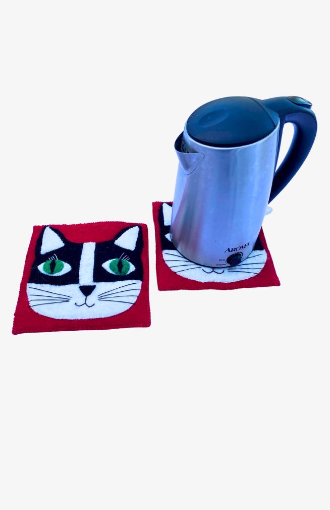Felt Cat Trivet