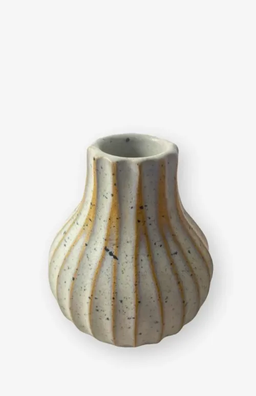 ceramic bud vase fair trade Nepal