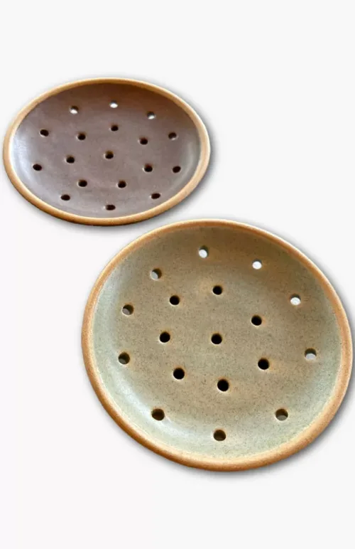 ceramic soap dish, fair trade Nepal