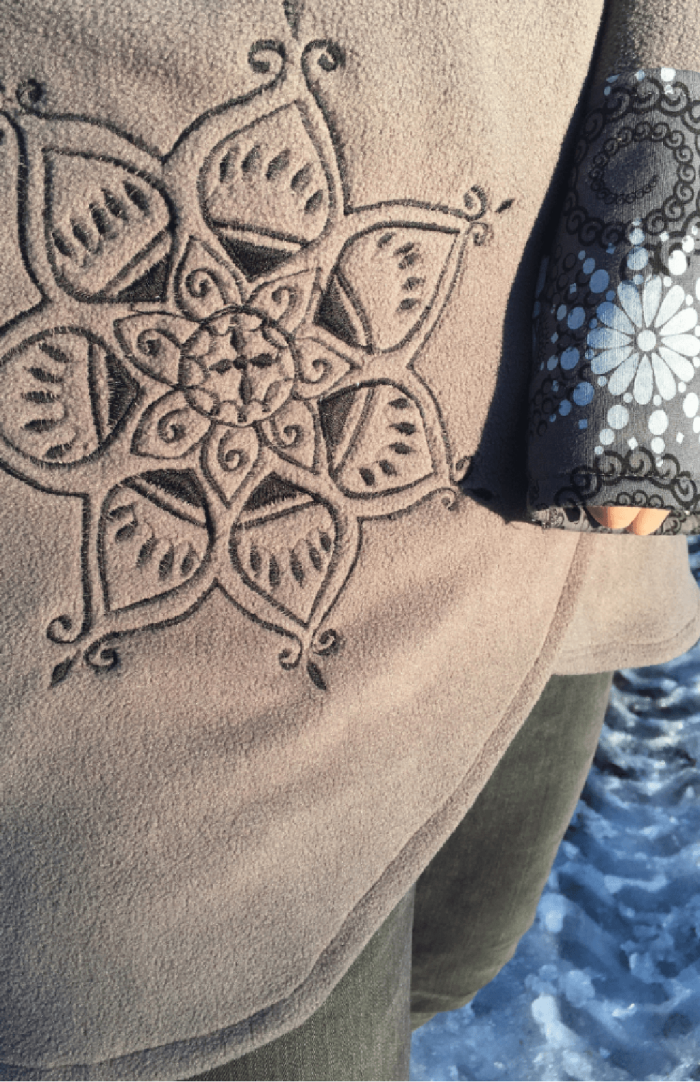 fleece jacket women's fair trade nepal