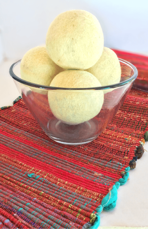 felted wool dryer balls fair trade Nepal