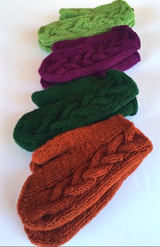 wool mitten fair trade nepal