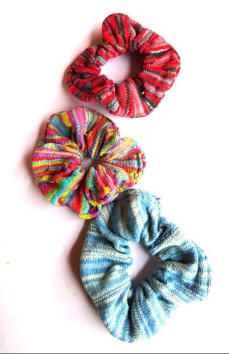 cotton hair tie fair trade nepal
