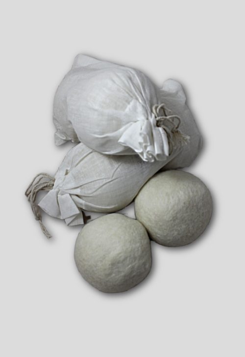 dryer balls plain felt wool fair trade nepal