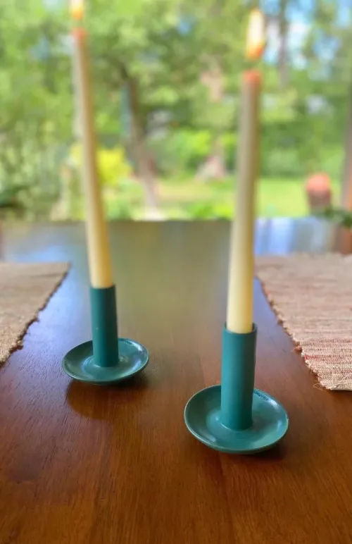handmade candle holders