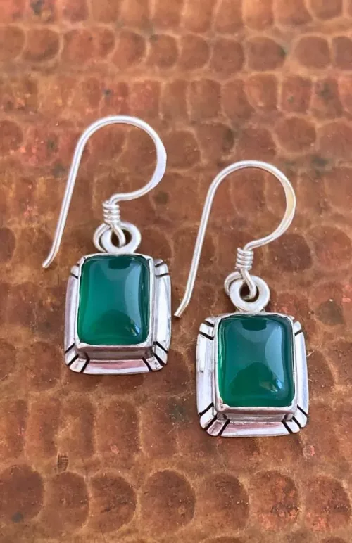 sterling silver earrings fair trade nepal