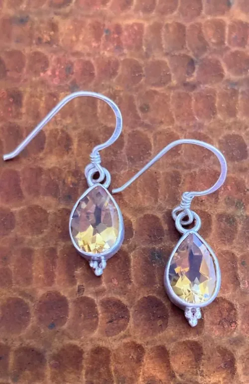 sterling silver earrings fair trade nepal