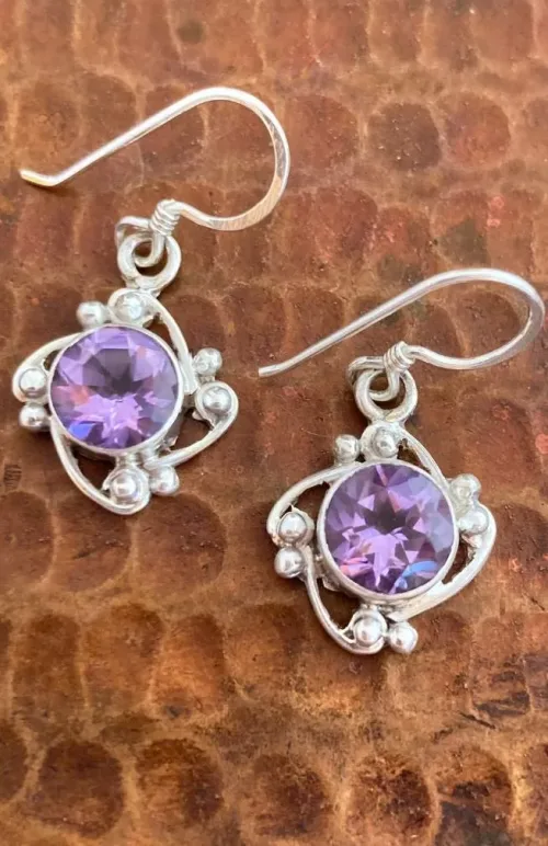 sterling silver earrings fair trade nepal