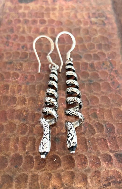 sterling silver earrings, fair trade Nepal