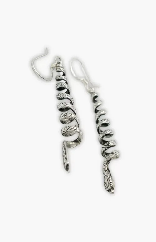 sterling silver earrings, fair trade Nepal