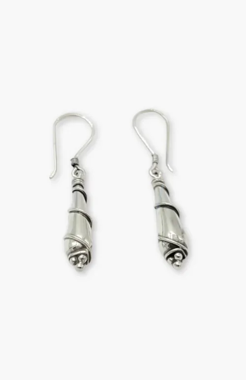 sterling silver earrings, fair trade Nepal