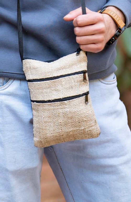 hemp passport bag fair trade nepal