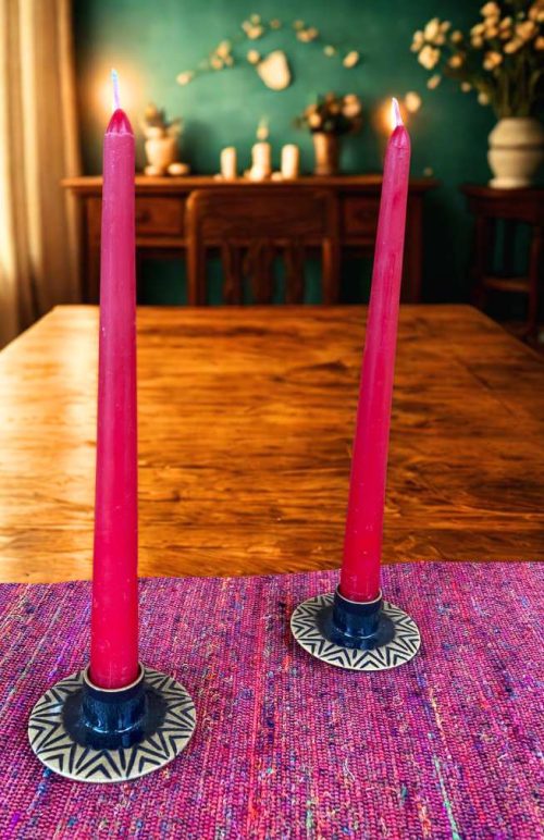 tapered candle holder fair trade nepal