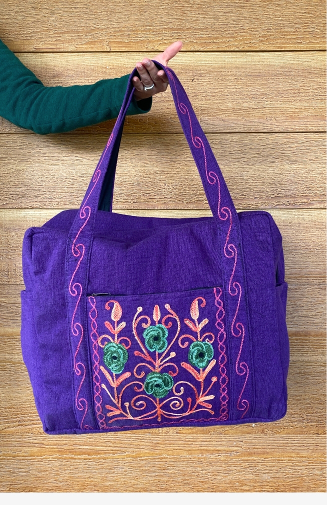 Fair Trade Handmade Large Duffel Bag (3)