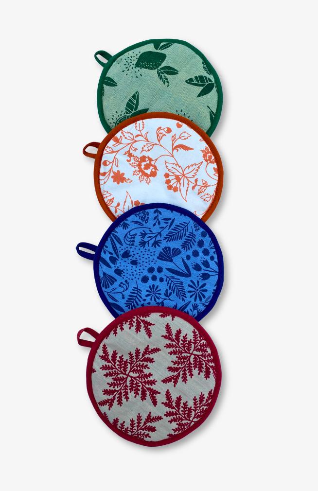 Fair Trade Round Cotton Potholder