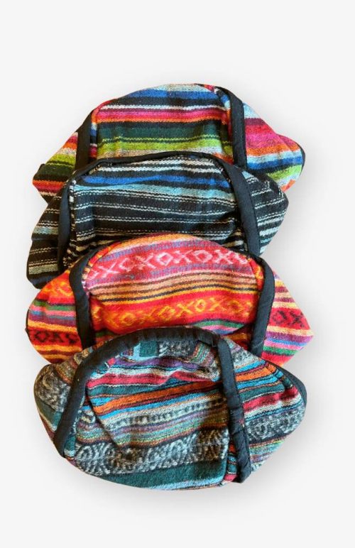 gyari cotton striped khulu tea cap fair trade Nepal
