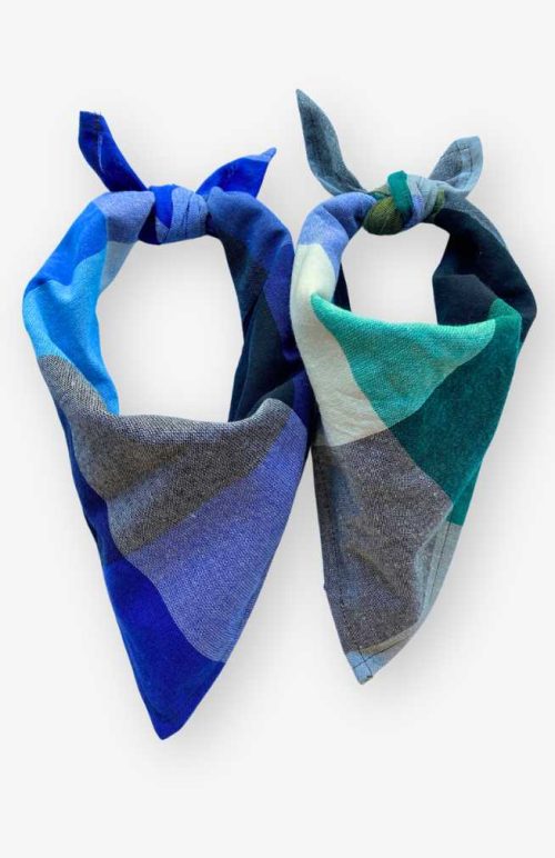 large check cotton bandana fair trade Nepal