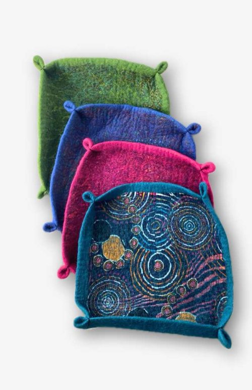 Felt infused tray, Fair Trade Nepal