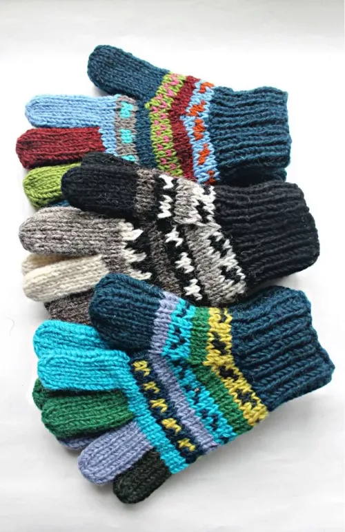 wool glove fair trade nepal