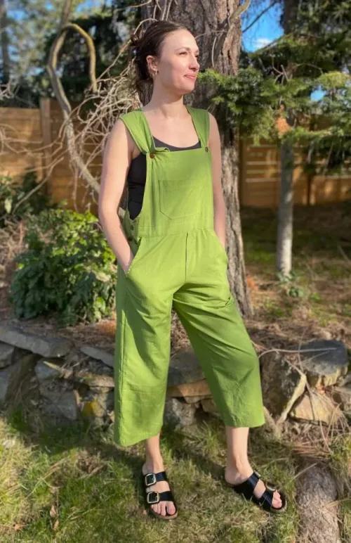 Cotton romper overalls fair trade Nepal