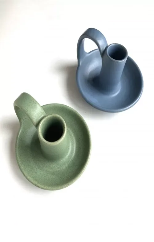 ceramic candle holder fair trade nepal