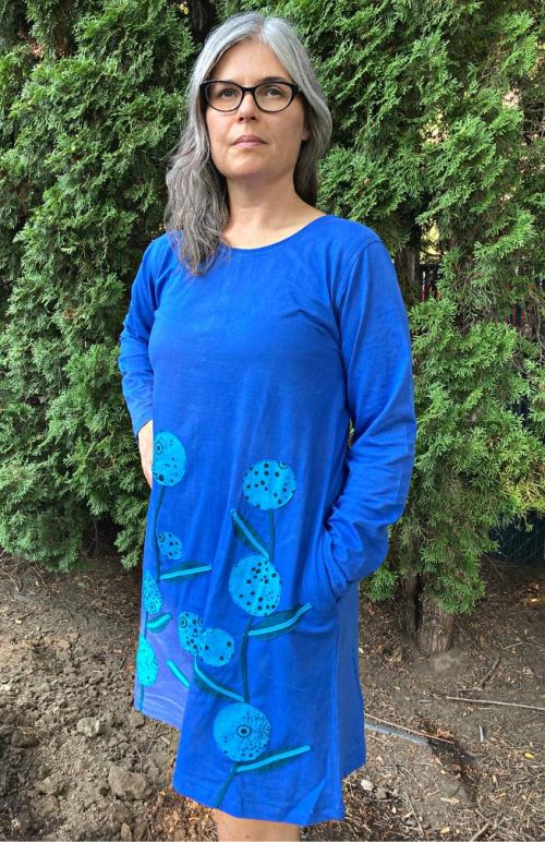 Cotton dress, fair trade Nepal, fair fashion