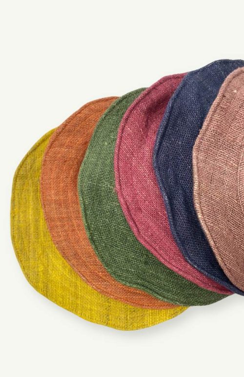 hemp bucket hat, men's, women's fair trade Nepal