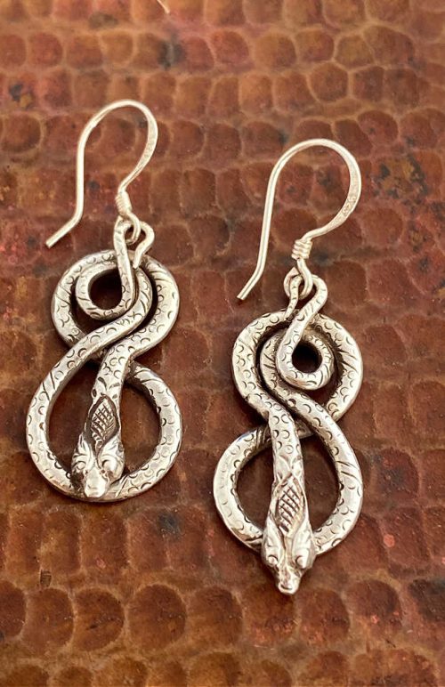 sterling silver earrings, fair trade Nepal