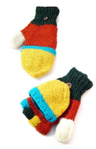 wool knit glitten fair trade nepal