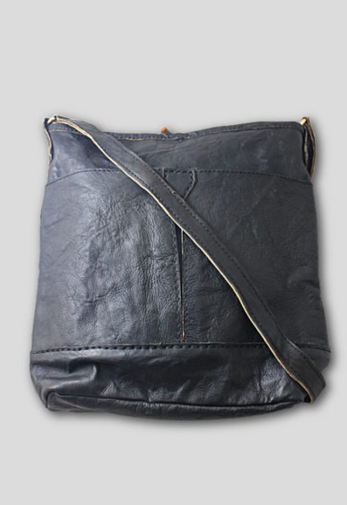 cruelty free leather purse fair trade nepal