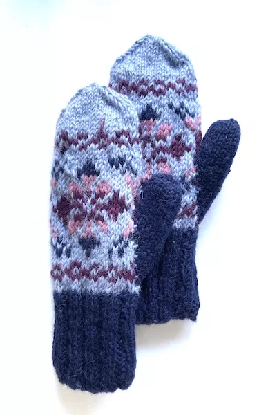 wool mitten fair trade nepal