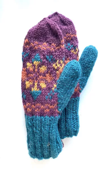 wool mitten fair trade nepal