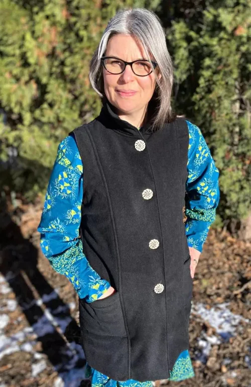 fleece vest fair trade nepal